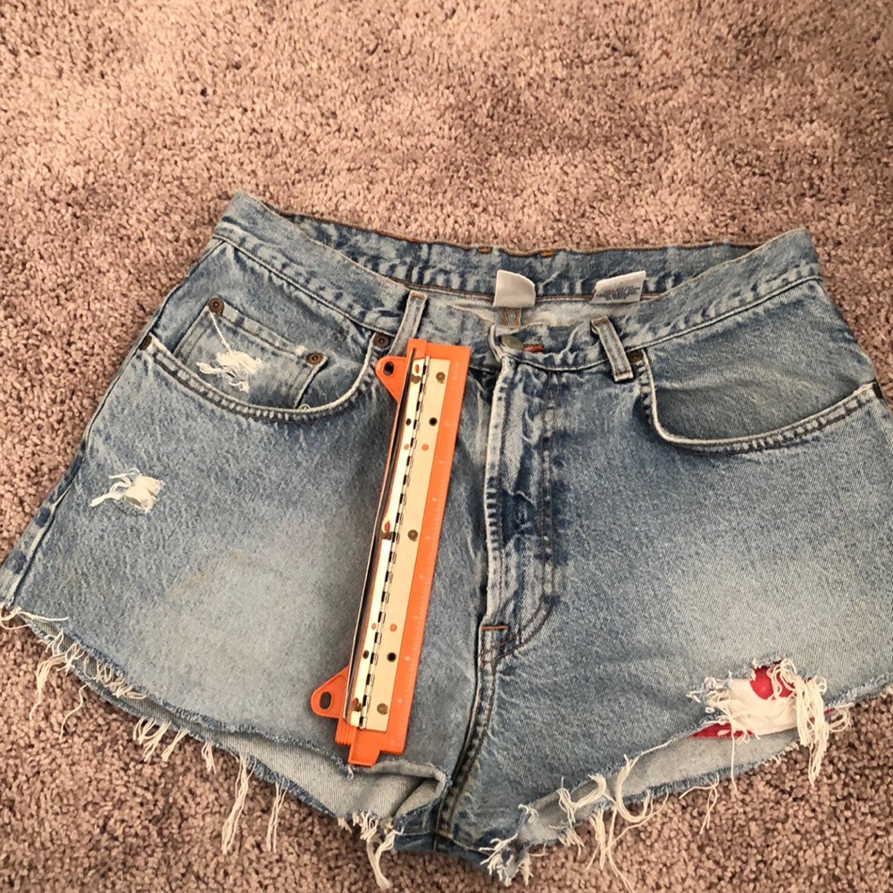 Vintage Lucky Brand High Rise Distressed Short